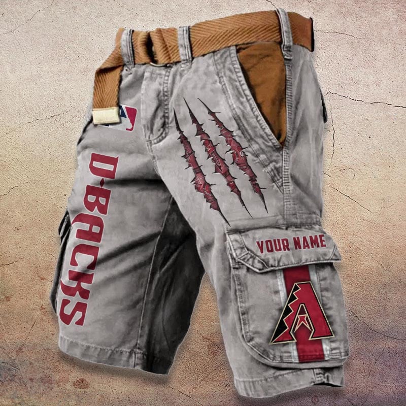 Sportswearmerch Arizona Diamondbacks MLB Denim Short For Fan