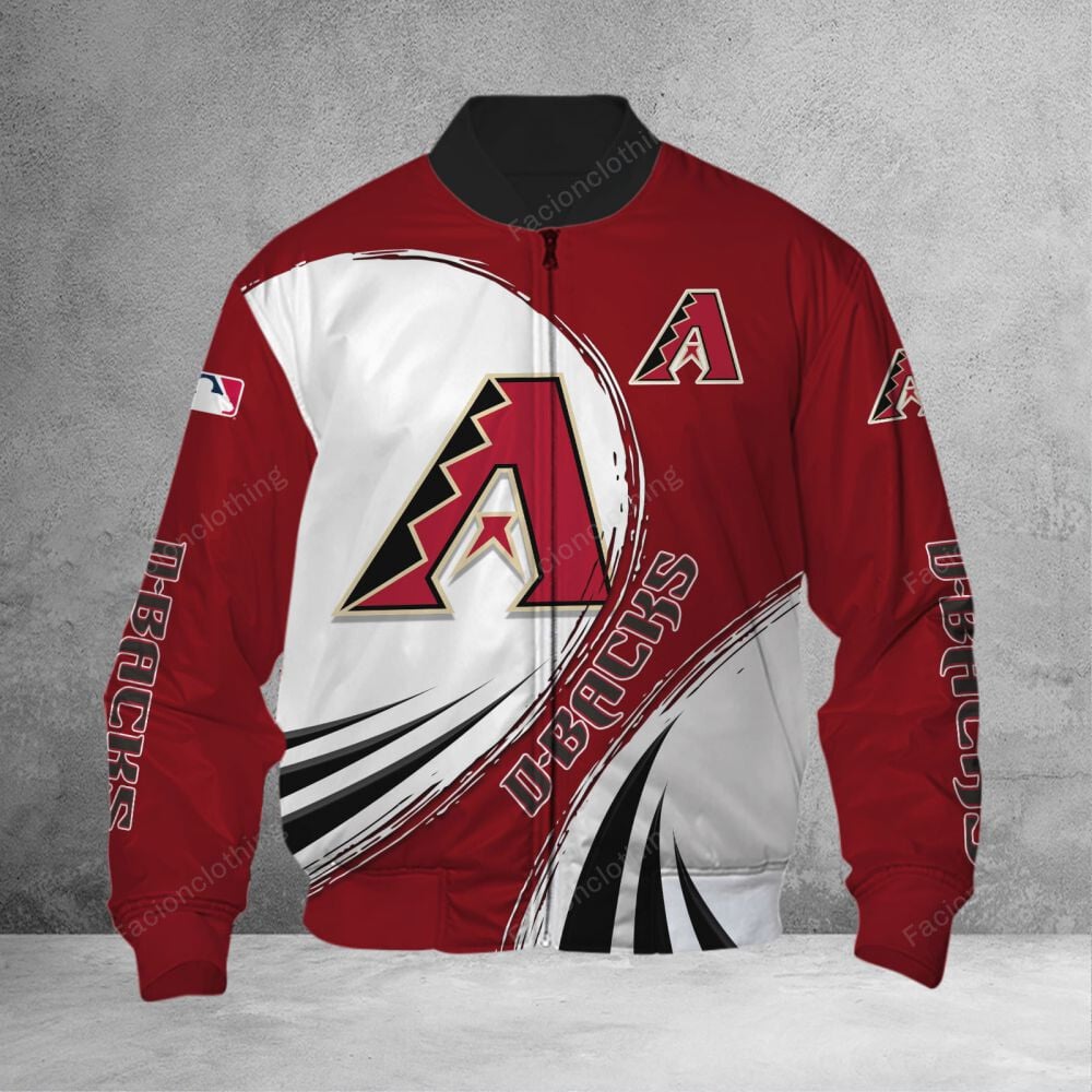 Sportswearmerch Arizona Diamondbacks MLB Personalized Bomber Jacket For Fan
