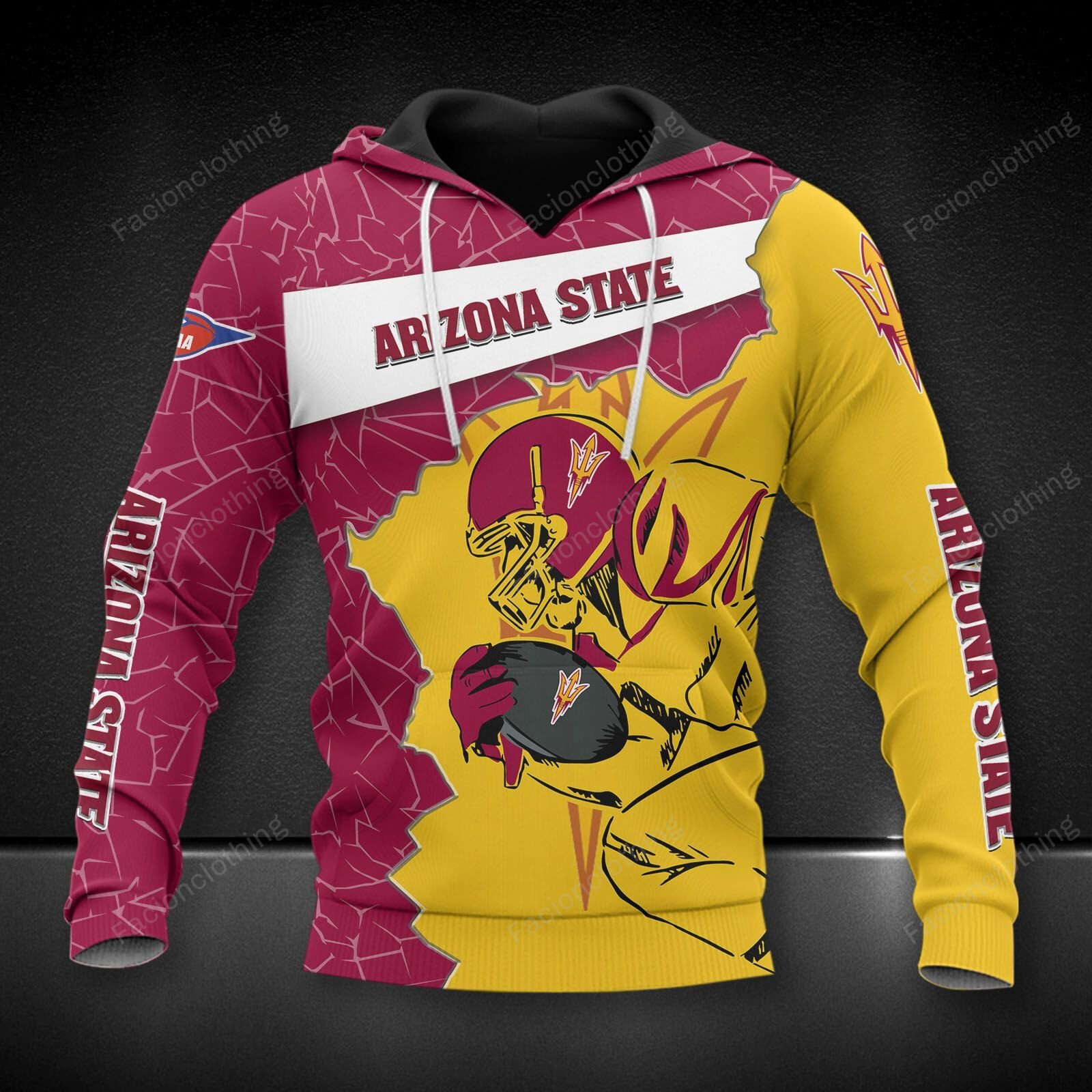 Sportswearmerch Arizona State Sun Devils NCAA football Personalized Hoodie For Fan