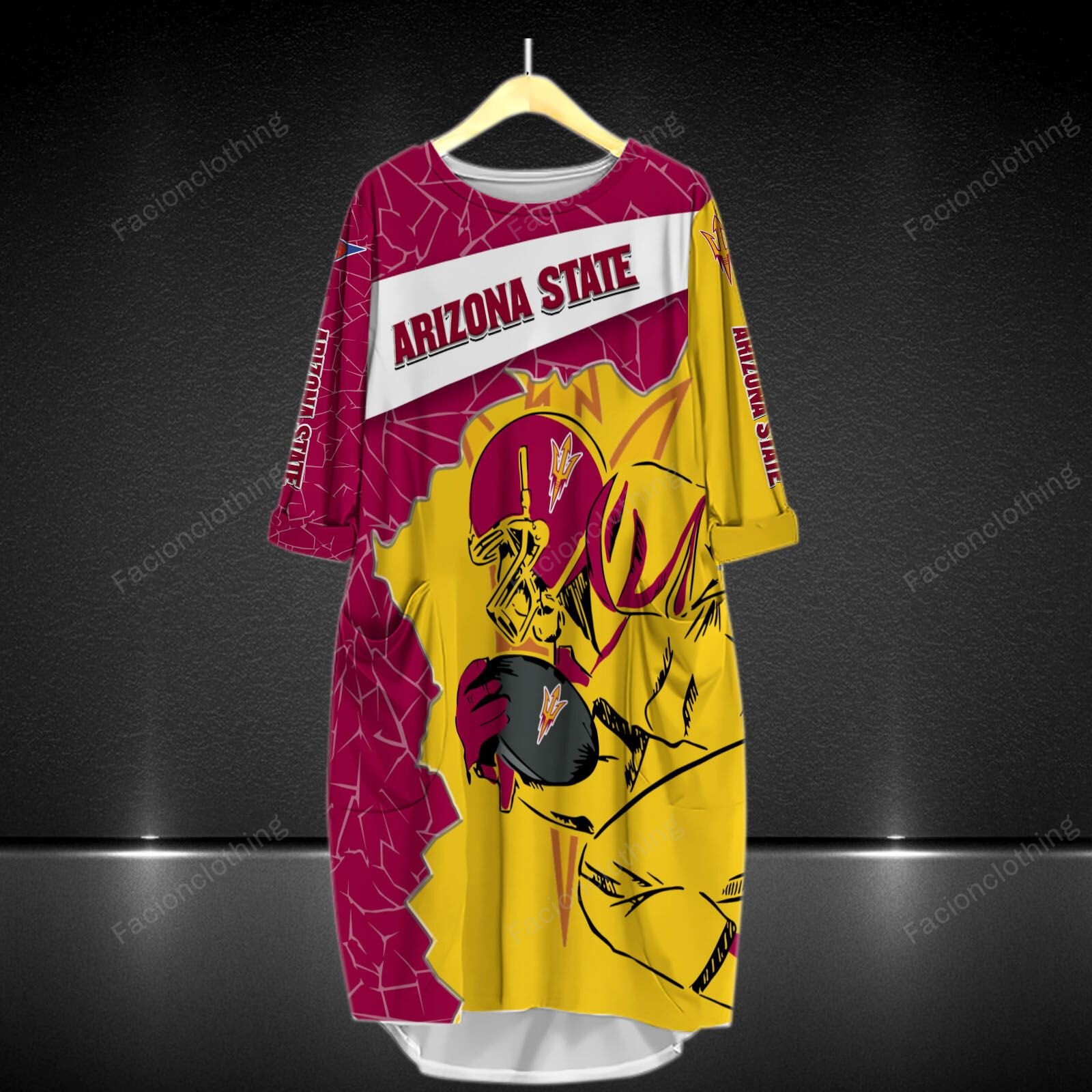 Sportswearmerch Arizona State Sun Devils NCAA football Personalized Pocket Tanktop For Fan