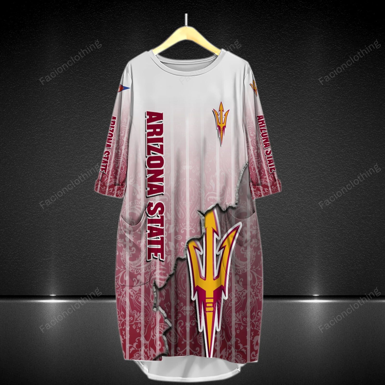 Sportswearmerch Arizona State Sun Devils NCAA Football Personalized Pocket Tanktop For Fan