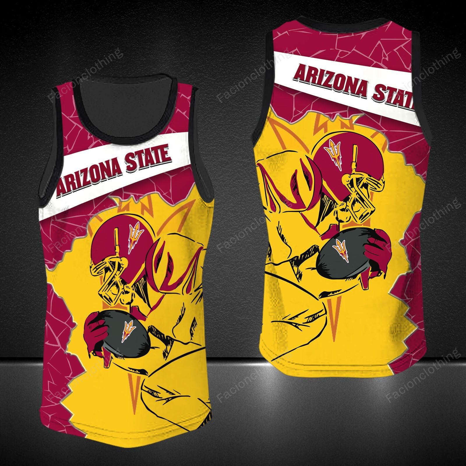 Sportswearmerch Arizona State Sun Devils NCAA football Personalized Tanktop For Fan