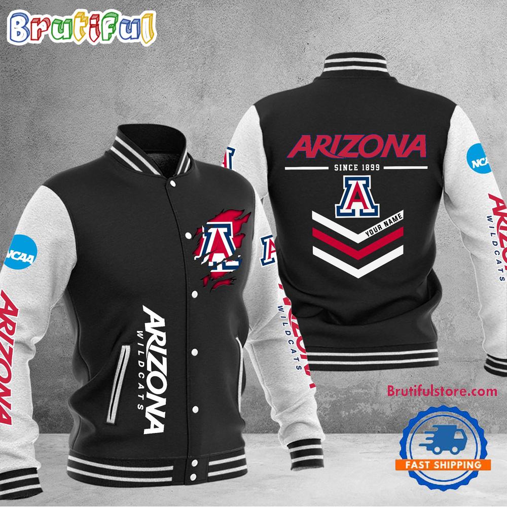 Sportswearmerch Arizona Wildcats NCAA Personalized Personalized Baseball Jacket For Fan
