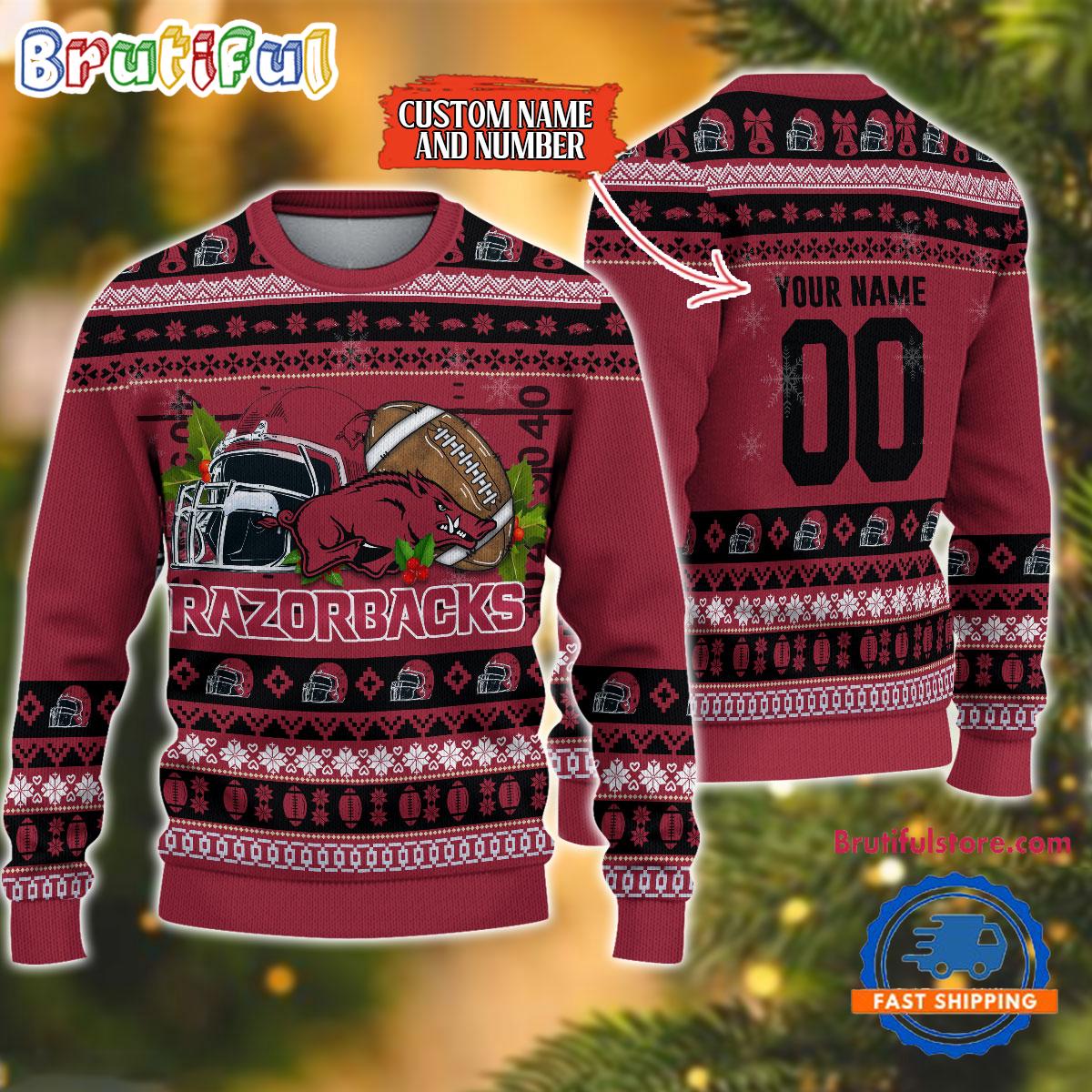 Sportswearmerch Arkansas Razorbacks NCAA Christmas Sweater For Fan