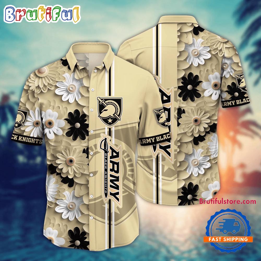 Sportswearmerch Army Black Knights NCAA Flower Summer Personalized Hawaiian Shirt For Fan