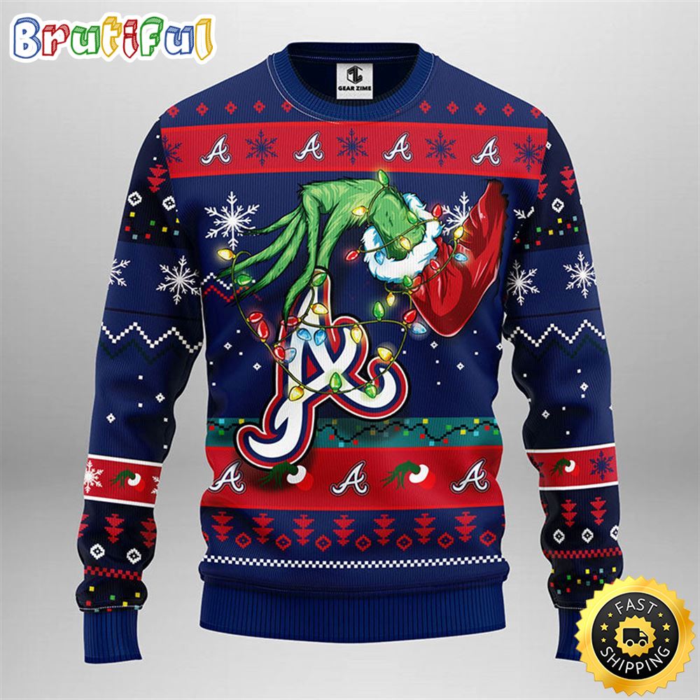 Sportswearmerch Atlanta Braves MLB Christmas Sweater For Fan