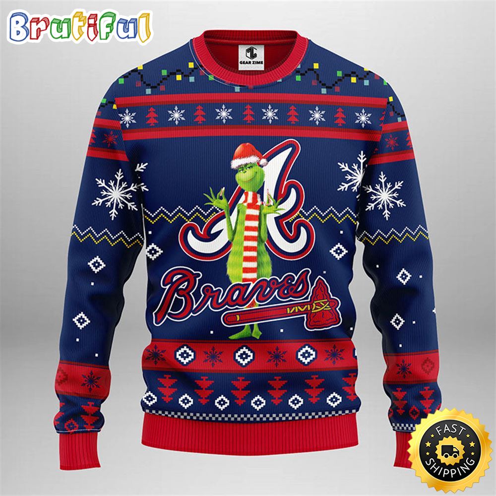 Sportswearmerch Atlanta Braves MLB Christmas Sweater For Fan
