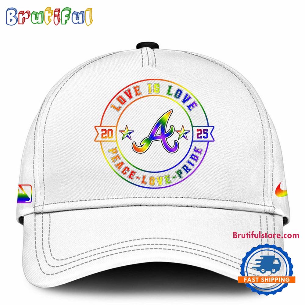 Sportswearmerch Atlanta Braves MLB Happy Pride Month Classic Cap For Fan