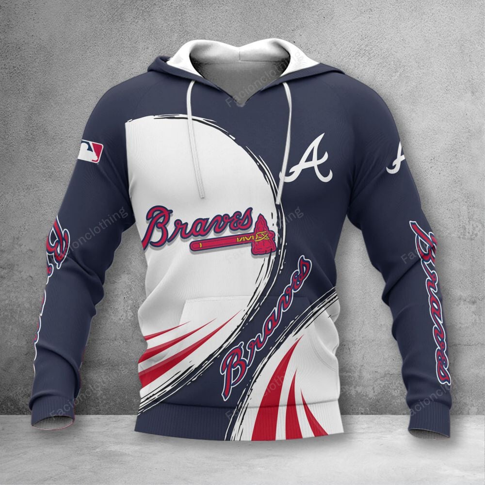 Sportswearmerch Atlanta Braves MLB Personalized Hoodie For Fan
