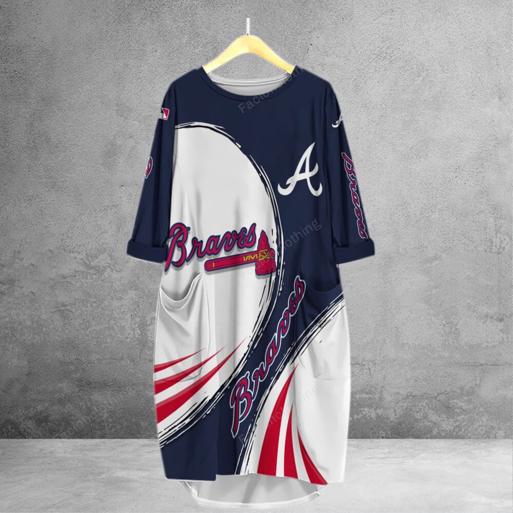 Sportswearmerch Atlanta Braves MLB Personalized Pocket Tanktop For Fan