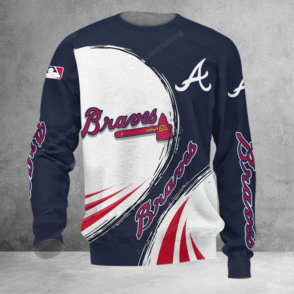 Sportswearmerch Atlanta Braves MLB Personalized Sweater For Fan