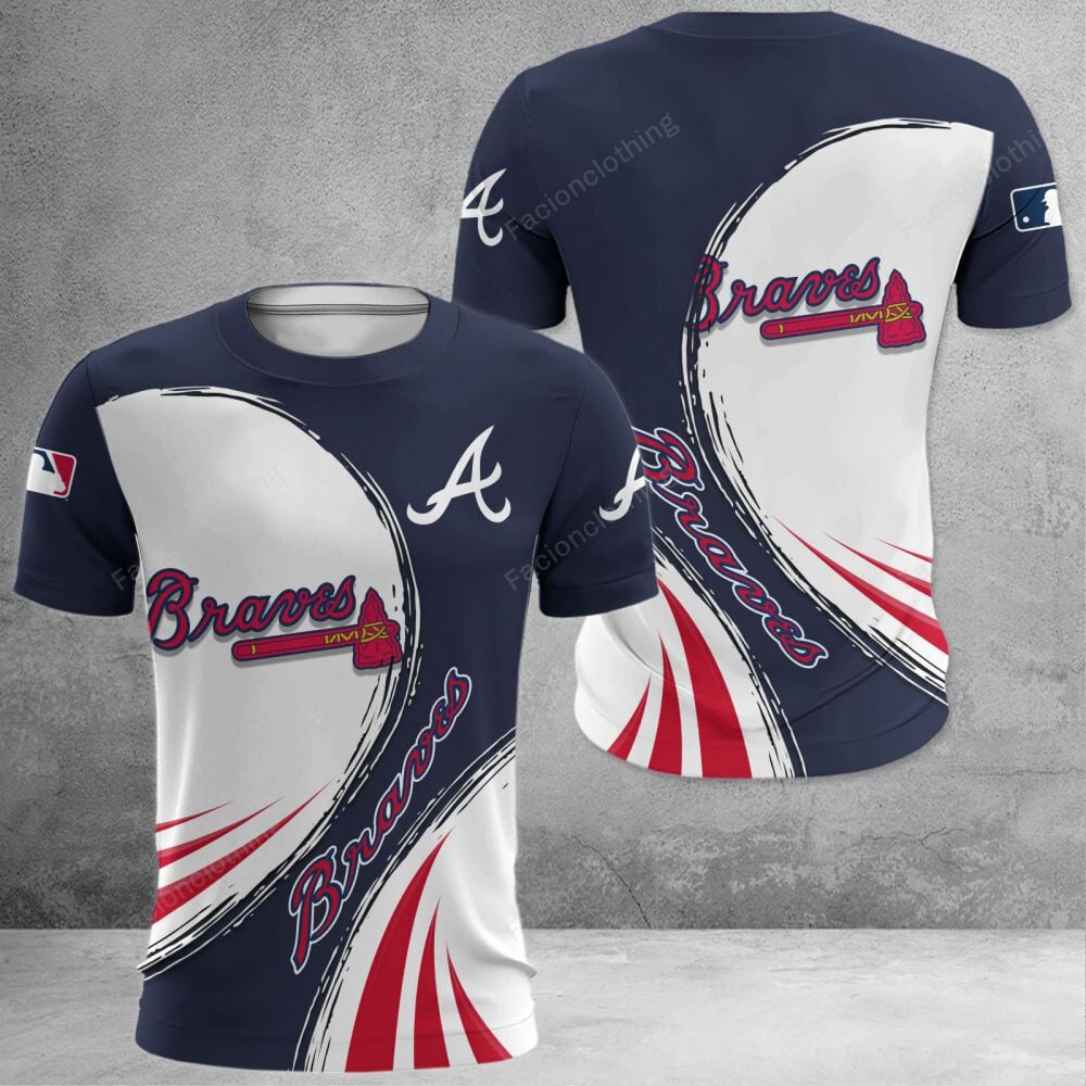 Sportswearmerch Atlanta Braves MLB Personalized T-shirt For Fan