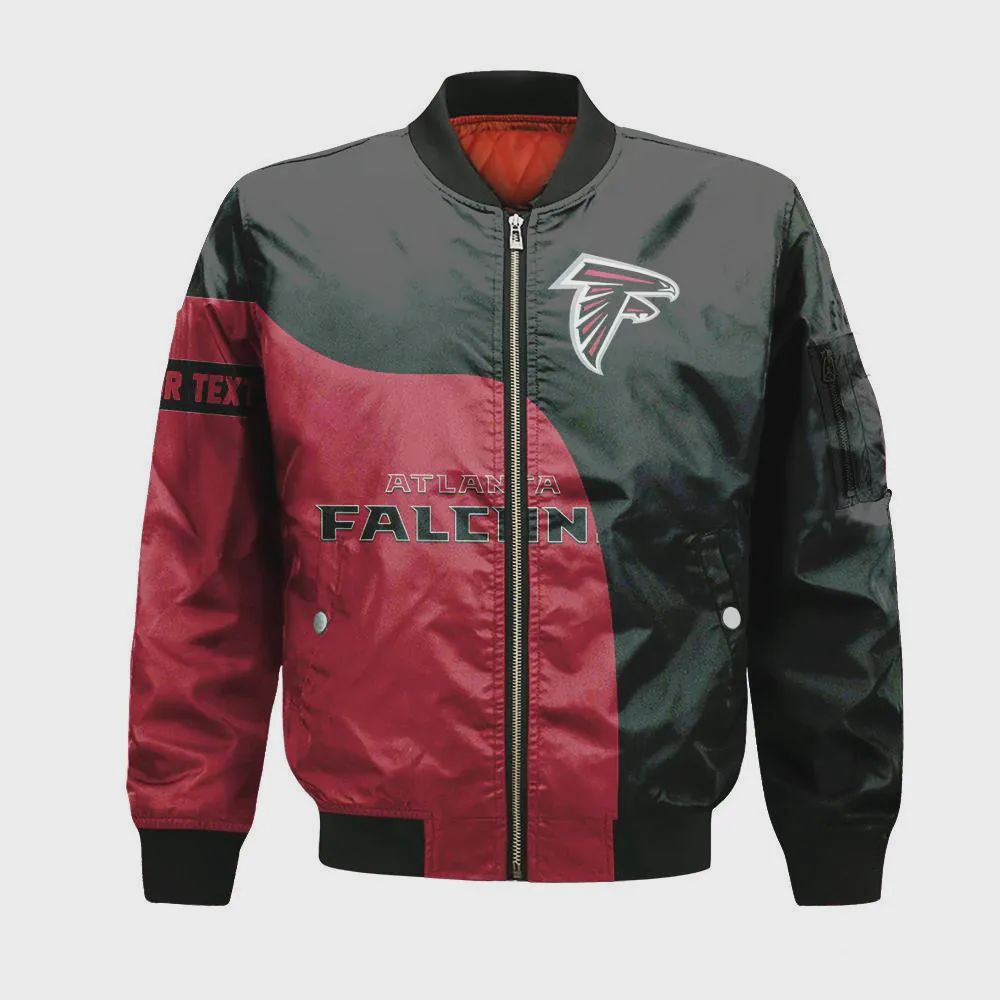 Sportswearmerch Atlanta Falcons NFL Bomber Jacket Curve Style For Fan