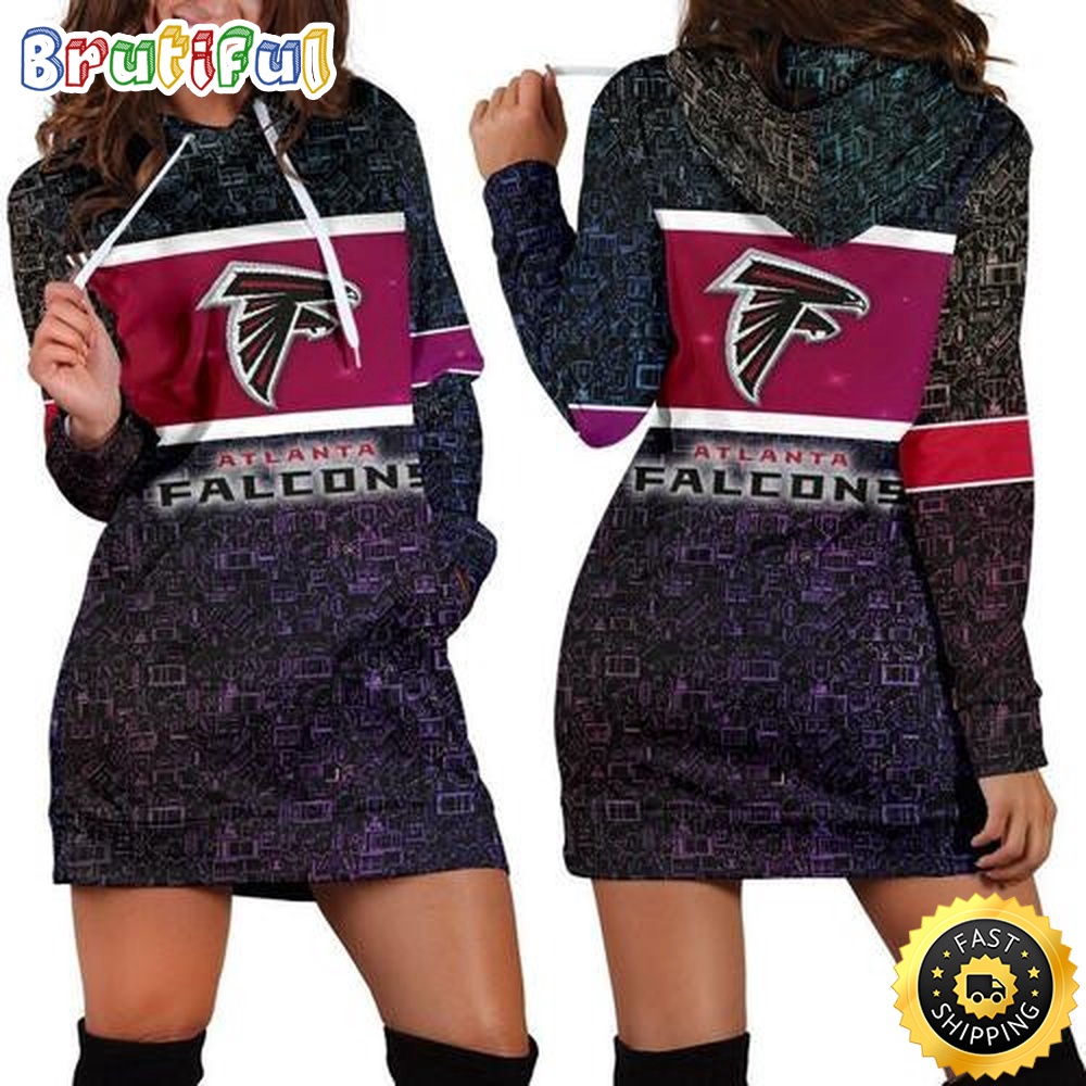 Sportswearmerch Atlanta Falcons NFL Hoodie Dress For Fan