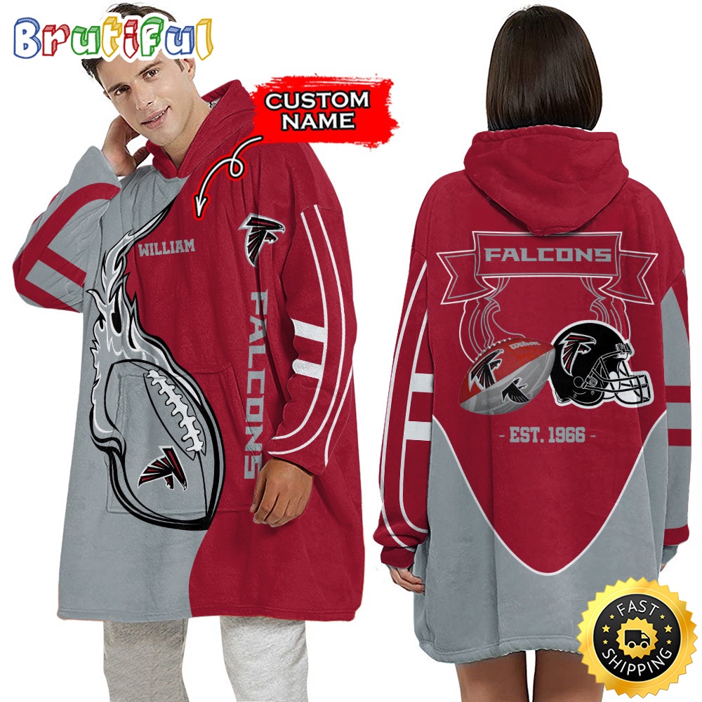 Sportswearmerch Atlanta Falcons NFL Personalized Blaket Hoodie For Fan