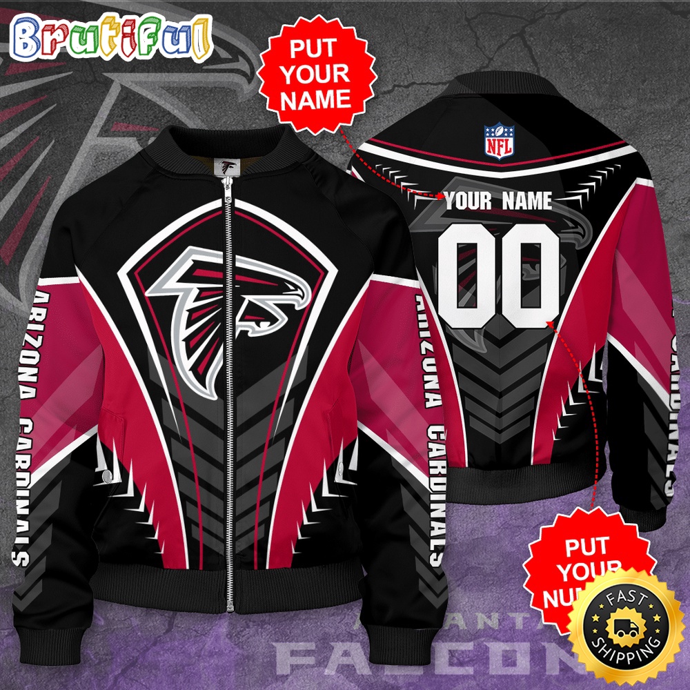 Sportswearmerch Atlanta Falcons NFL Personalized Bomber Jacket For Fan