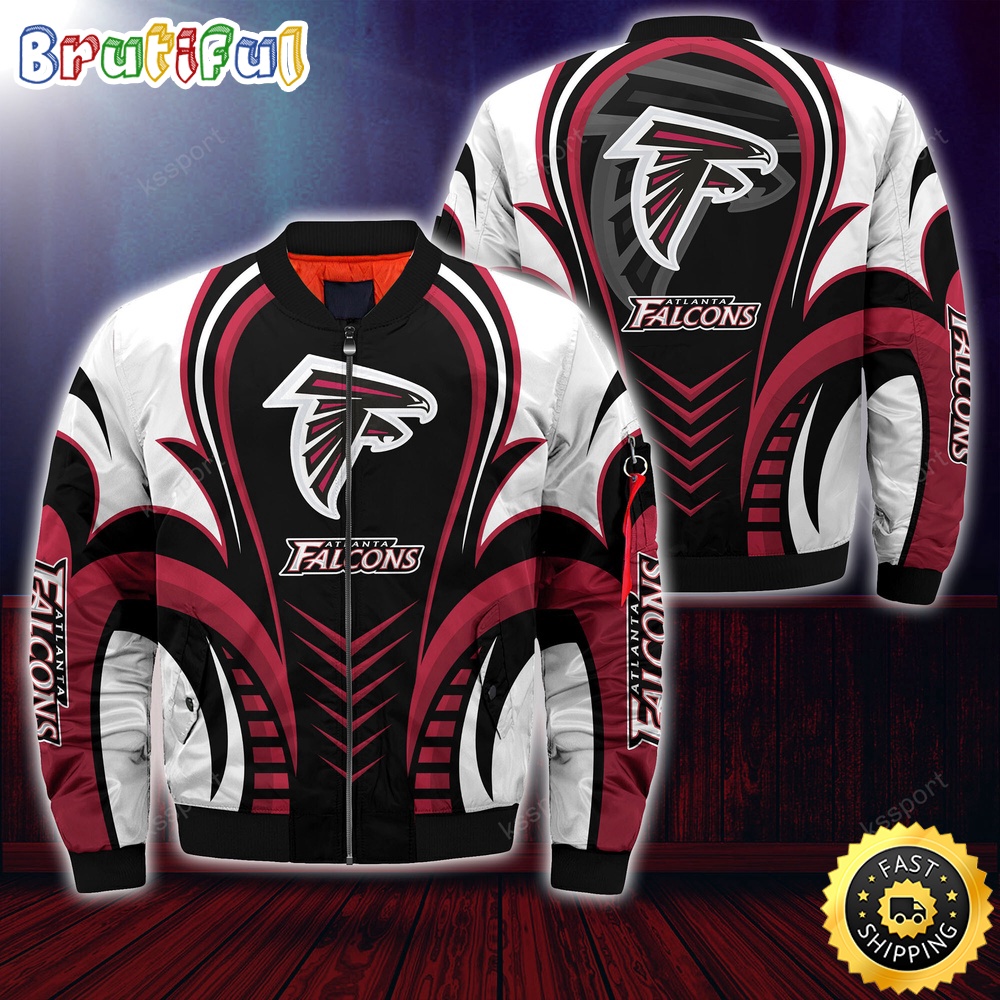 Sportswearmerch Atlanta Falcons NFL Personalized Bomber Jacket For Fan