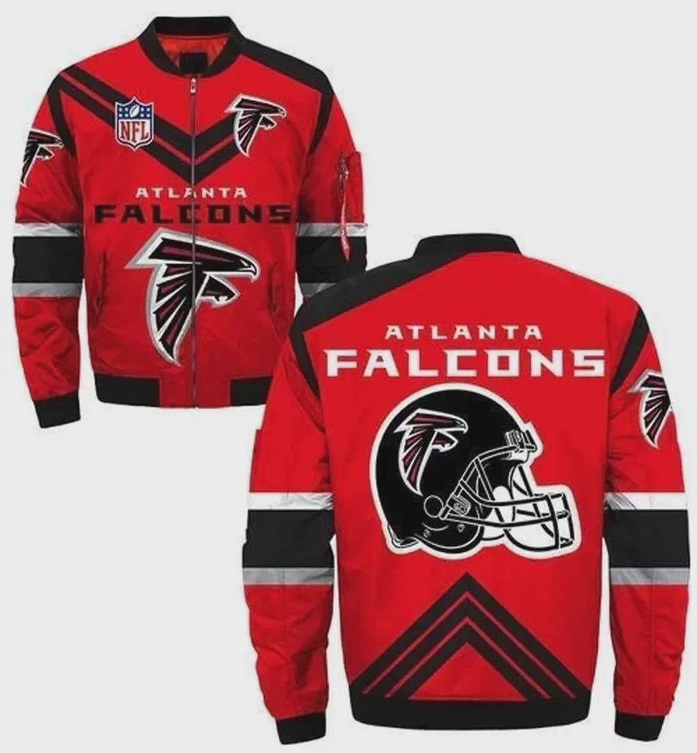 Sportswearmerch Atlanta Falcons NFL Personalized Bomber Jacket For Fan