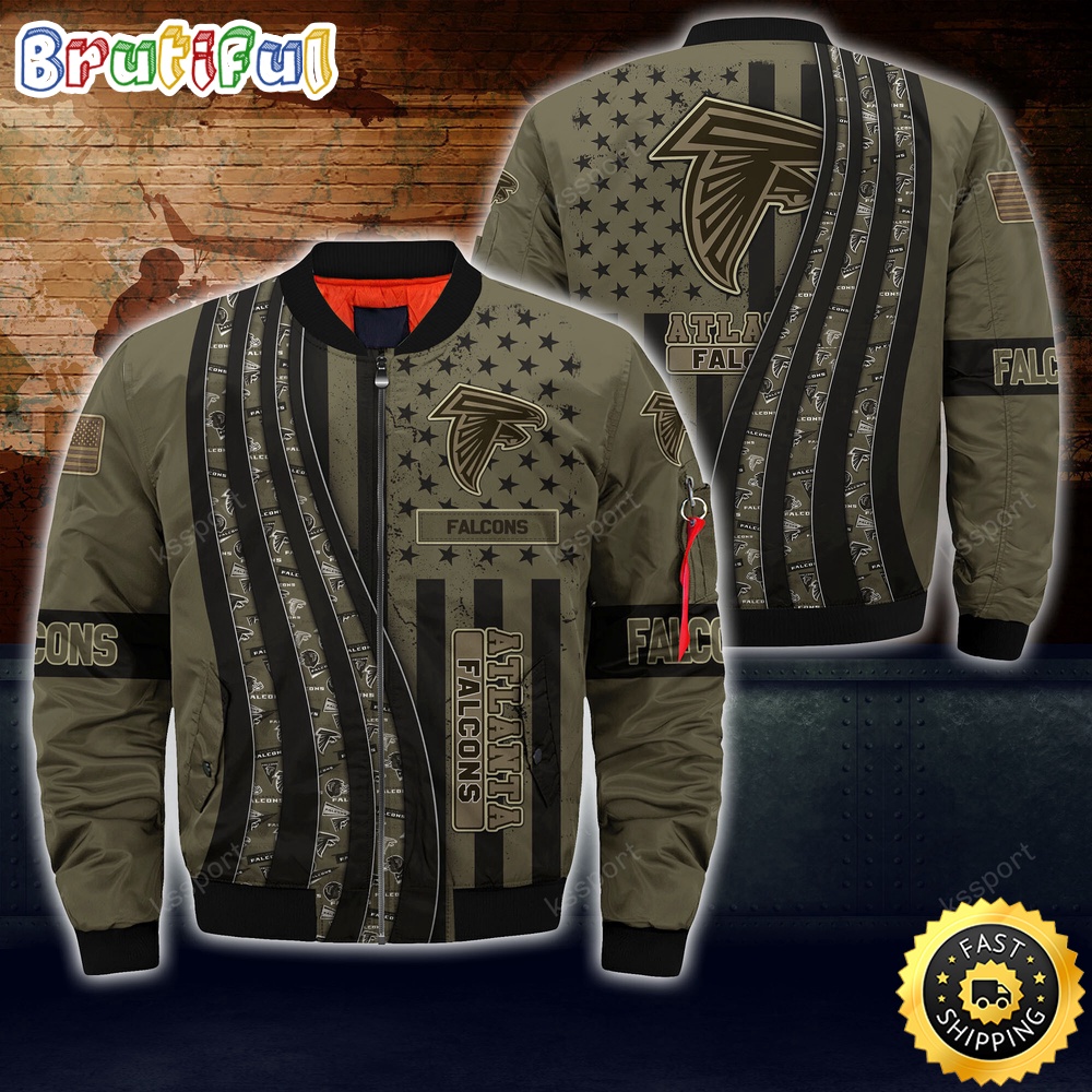 Sportswearmerch Atlanta Falcons NFL Personalized Bomber Jacket For Fan