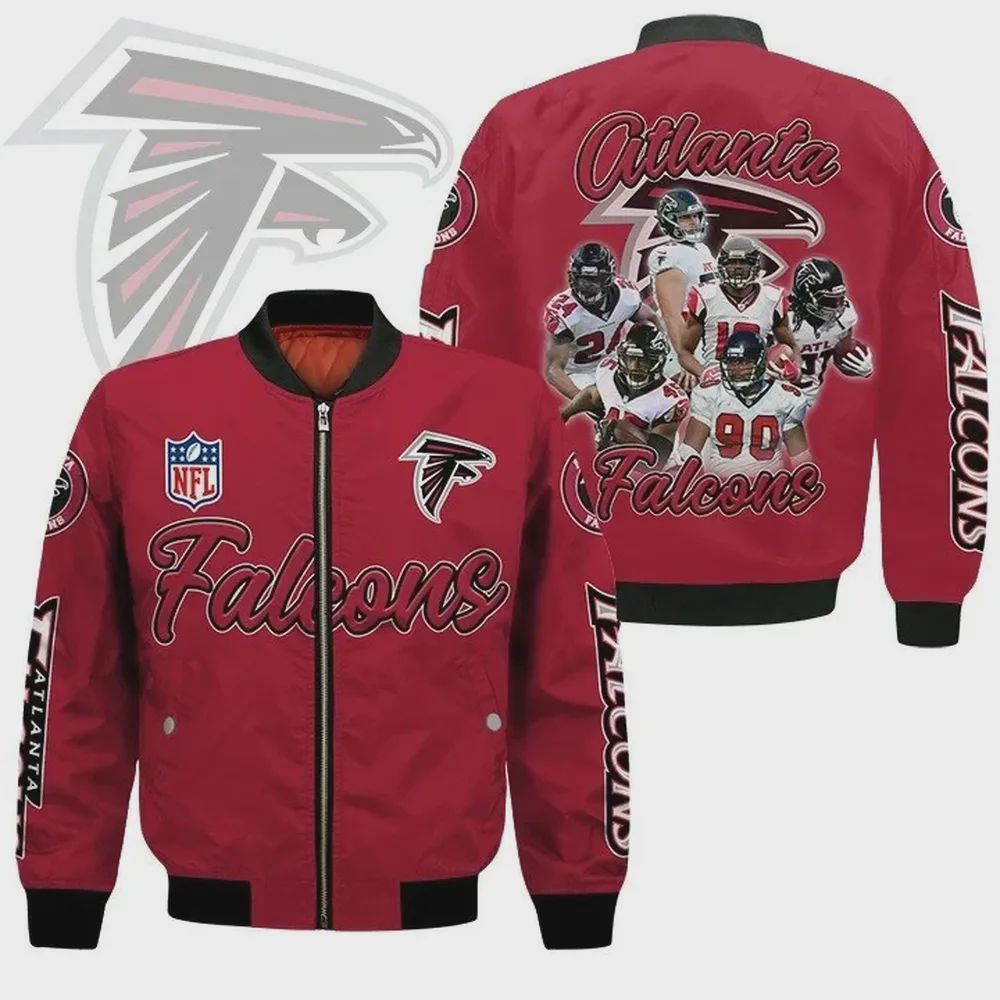 Sportswearmerch Atlanta Falcons NFL Personalized Bomber Jacket For Fan