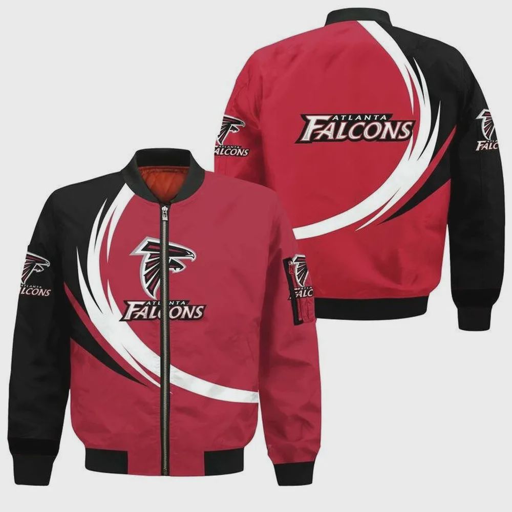 Sportswearmerch Atlanta Falcons NFL Personalized Bomber Jacket For Fan