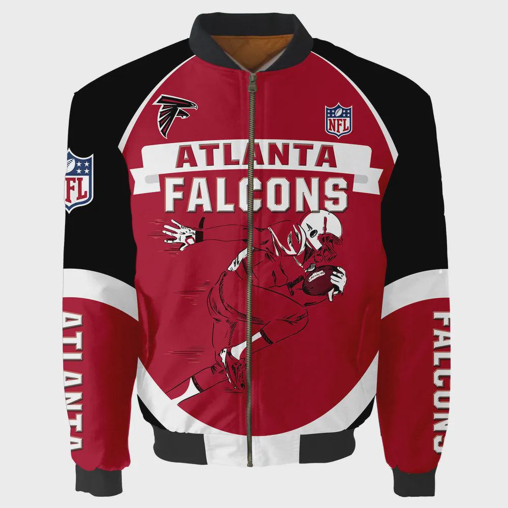 Sportswearmerch Atlanta Falcons NFL Personalized Bomber Jacket For Fan