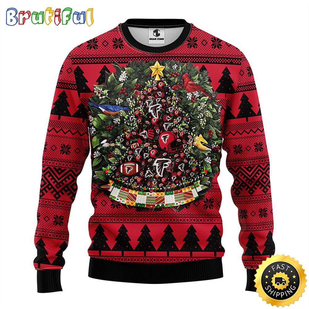 Sportswearmerch Atlanta Falcons NFL Personalized Christmas Sweater For Fan