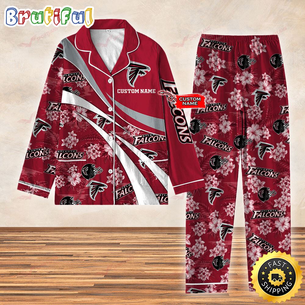 Sportswearmerch Atlanta Falcons NFL Personalized Pajamas Set For Fan