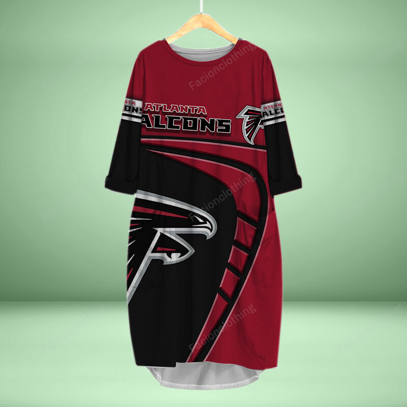Sportswearmerch Atlanta Falcons NFL Personalized Pocket Dress For Fan
