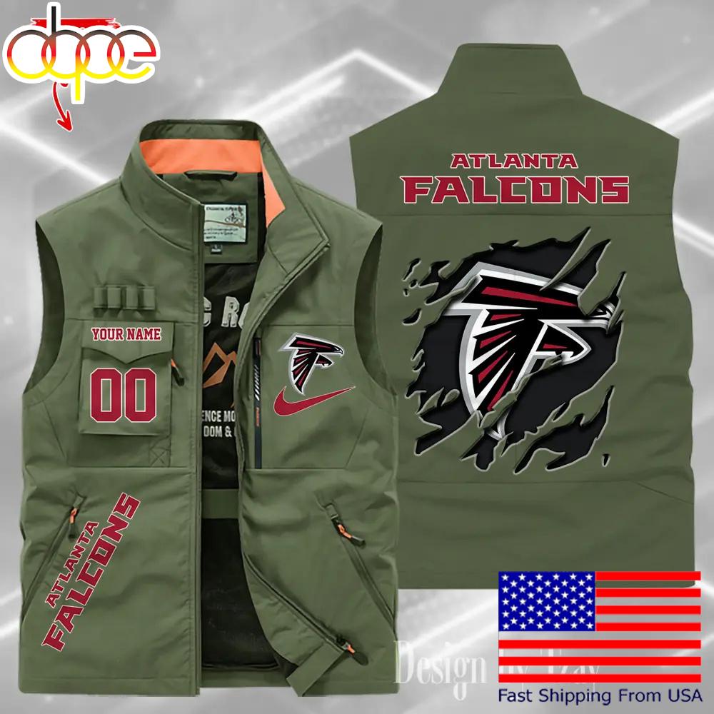 Sportswearmerch Atlanta Falcons NFL Personalized Pocket Vest For Fan