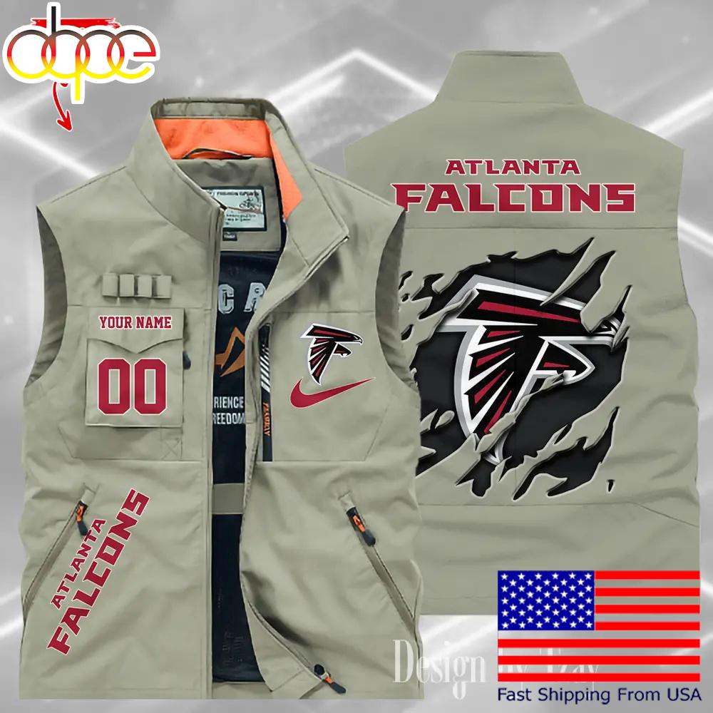 Sportswearmerch Atlanta Falcons NFL Personalized Pocket Vest For Fan