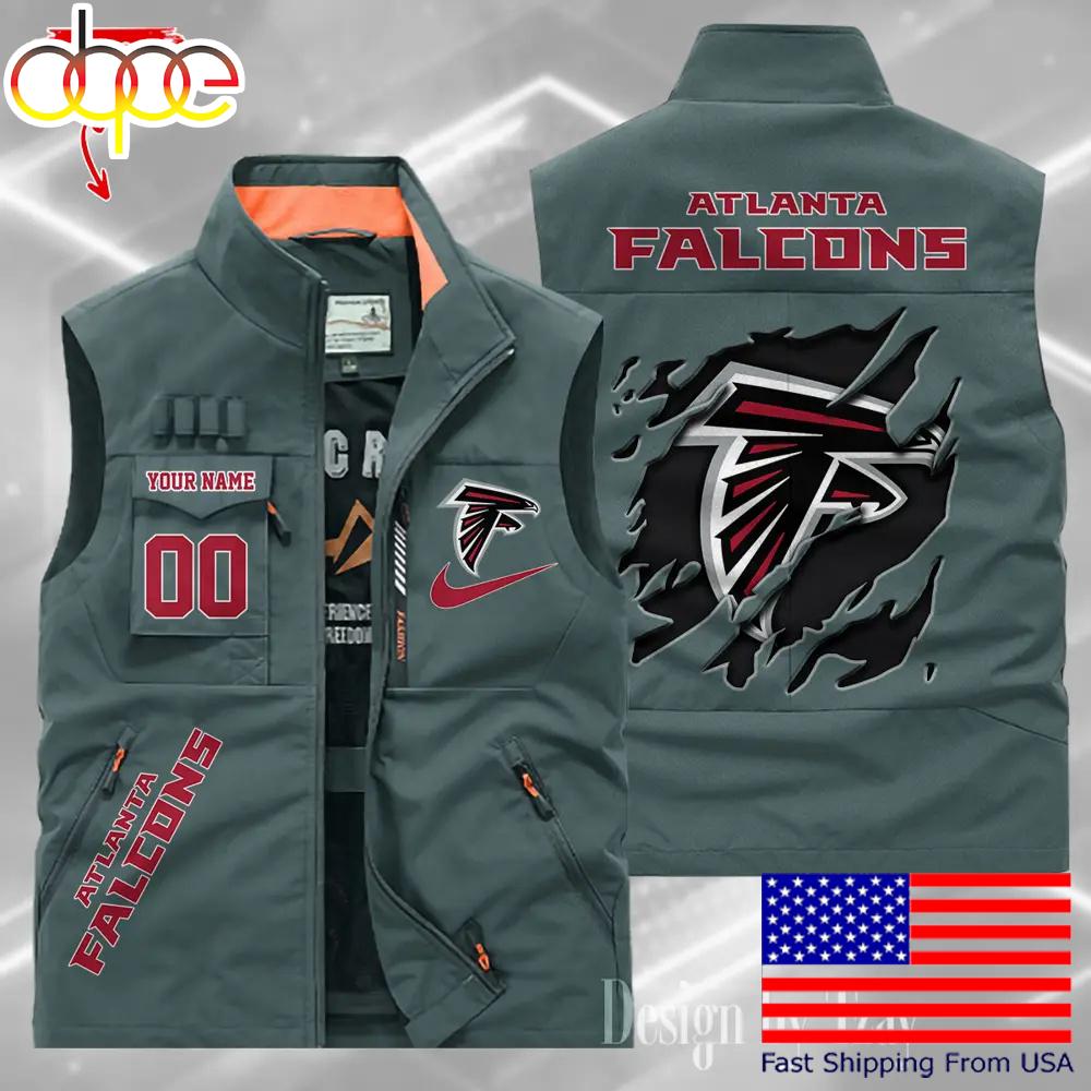 Sportswearmerch Atlanta Falcons NFL Personalized Pocket Vest For Fan