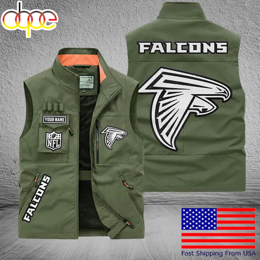Sportswearmerch Atlanta Falcons NFL Personalized Pocket Vest For Fans For Fan