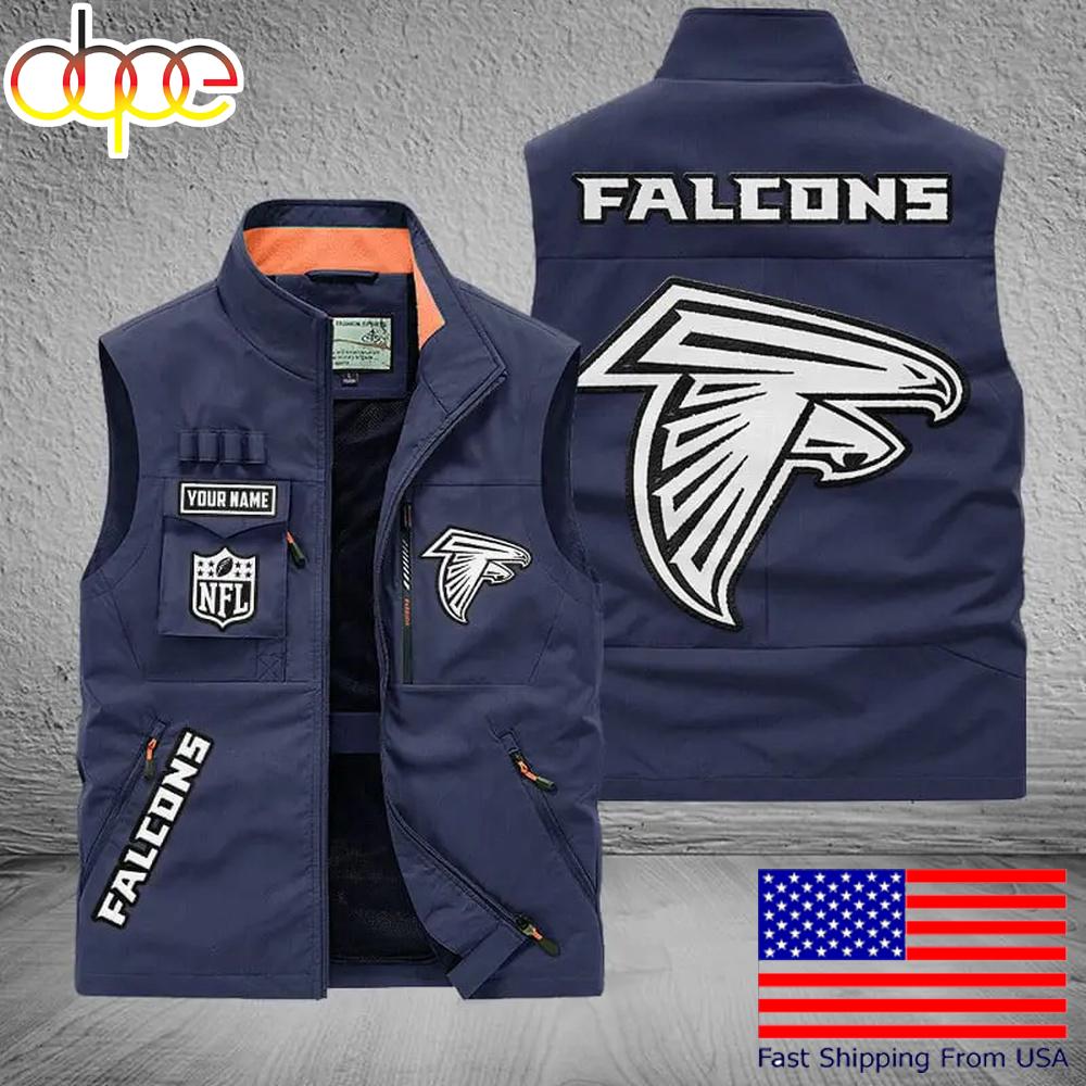 Sportswearmerch Atlanta Falcons NFL Personalized Pocket Vest For Fans For Fan