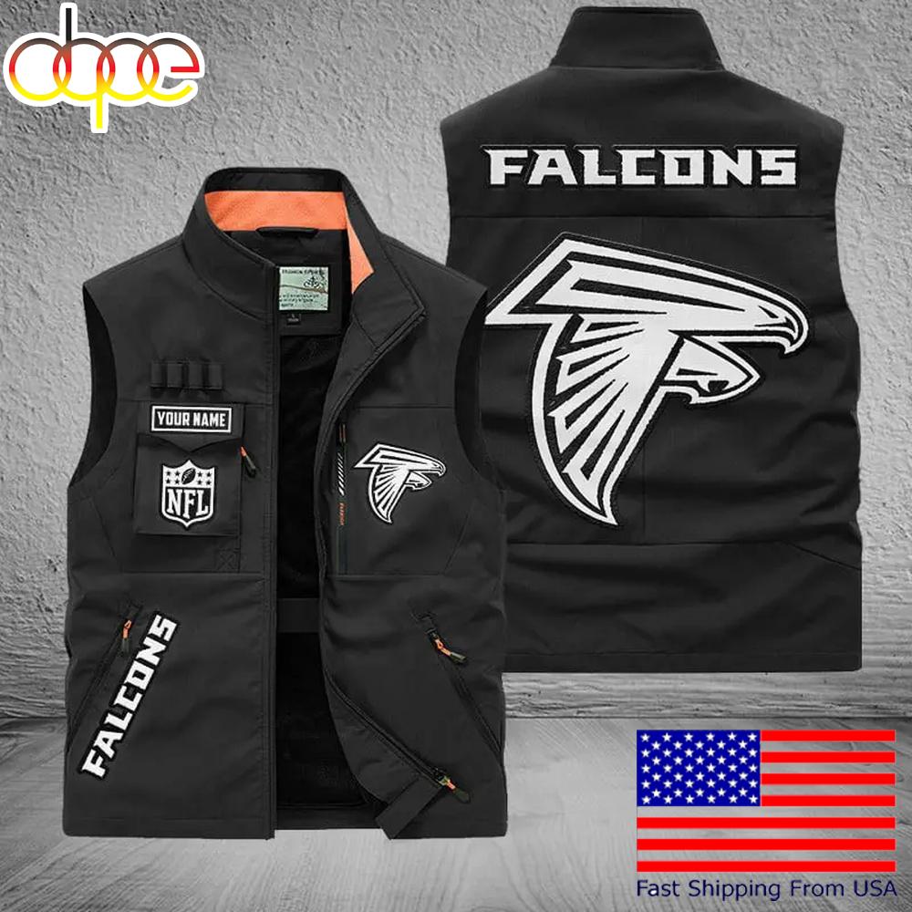 Sportswearmerch Atlanta Falcons NFL Personalized Pocket Vest For Fans For Fan