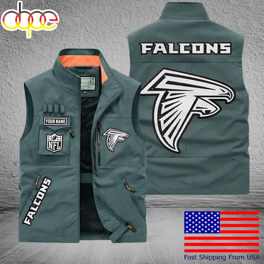 Sportswearmerch Atlanta Falcons NFL Personalized Pocket Vest For Fans For Fan