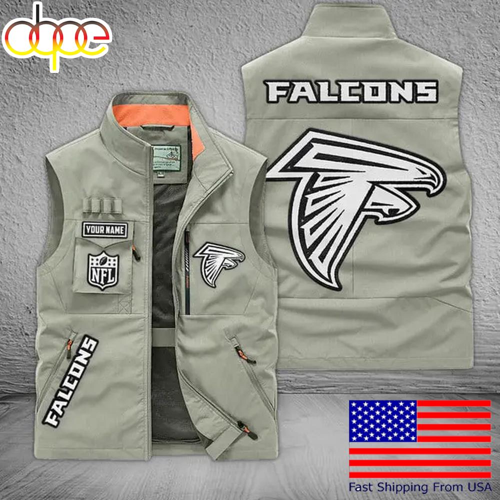 Sportswearmerch Atlanta Falcons NFL Personalized Pocket Vest For Fans For Fan
