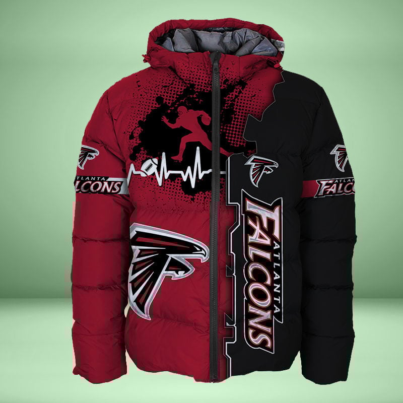 Sportswearmerch Atlanta Falcons NFL Personalized Puffer Jacket For Fan