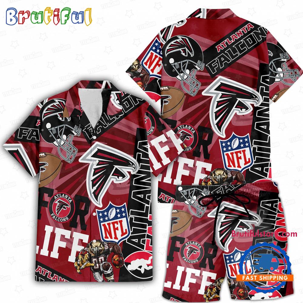 Sportswearmerch Atlanta Falcons NFL Personalized Set Short Set For Fan