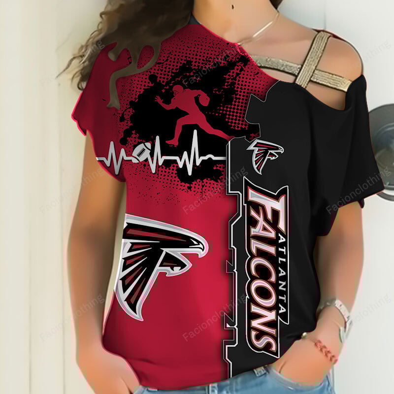 Sportswearmerch Atlanta Falcons NFL Personalized Strapless Sleeve Short For Fan