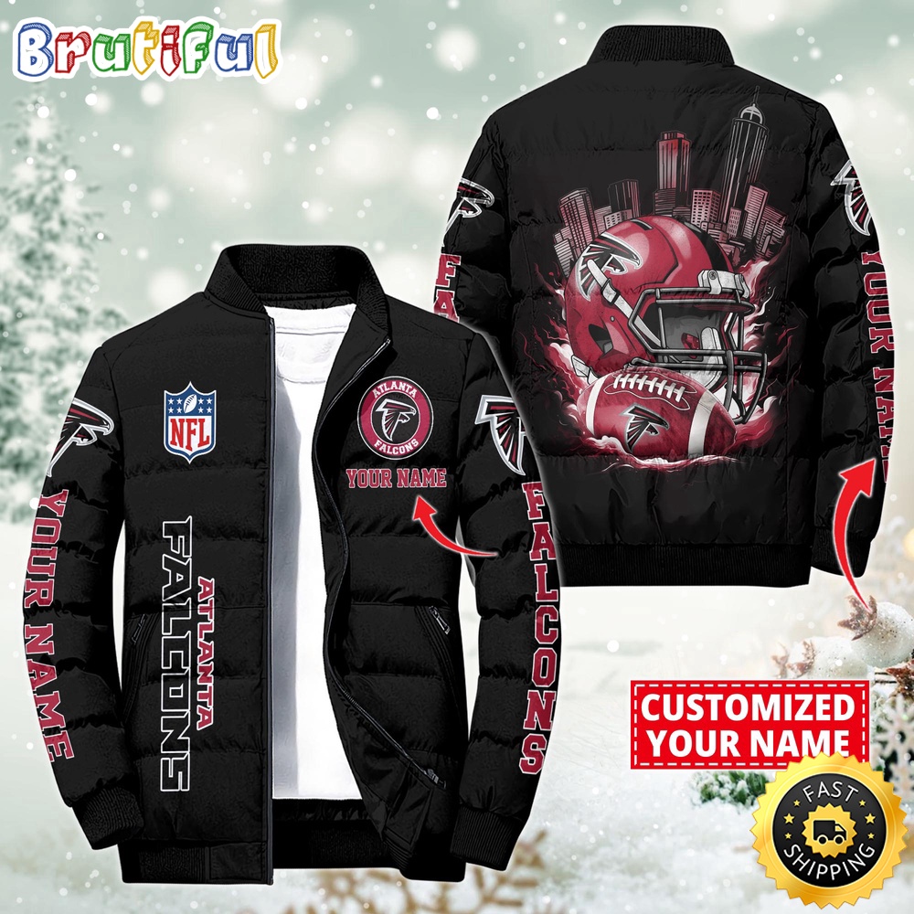 Sportswearmerch Atlanta Falcons NFL Puffer Jacket For Fan