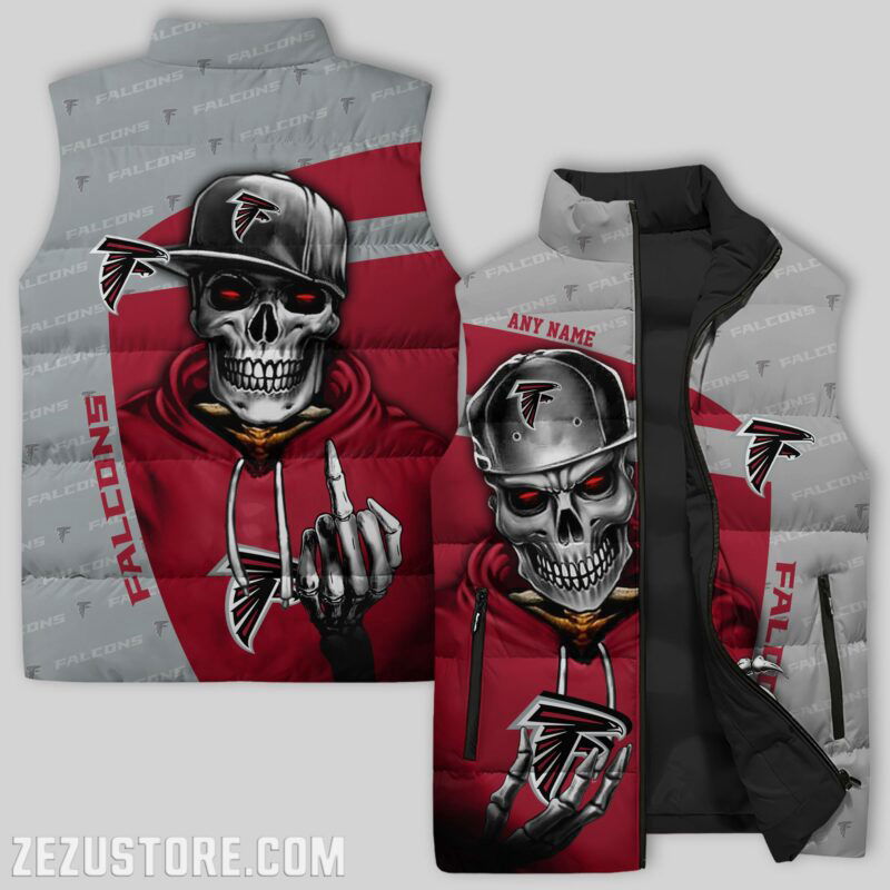 Sportswearmerch Atlanta Falcons NFL Sleeveless Puffer Jacket For Fans