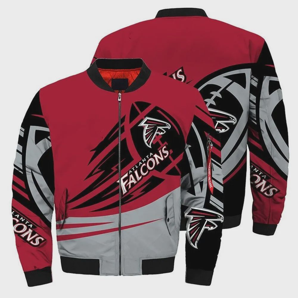 Sportswearmerch Atlanta Falcons NFL Ultra-Ball Personalized Bomber Jacket For Fan