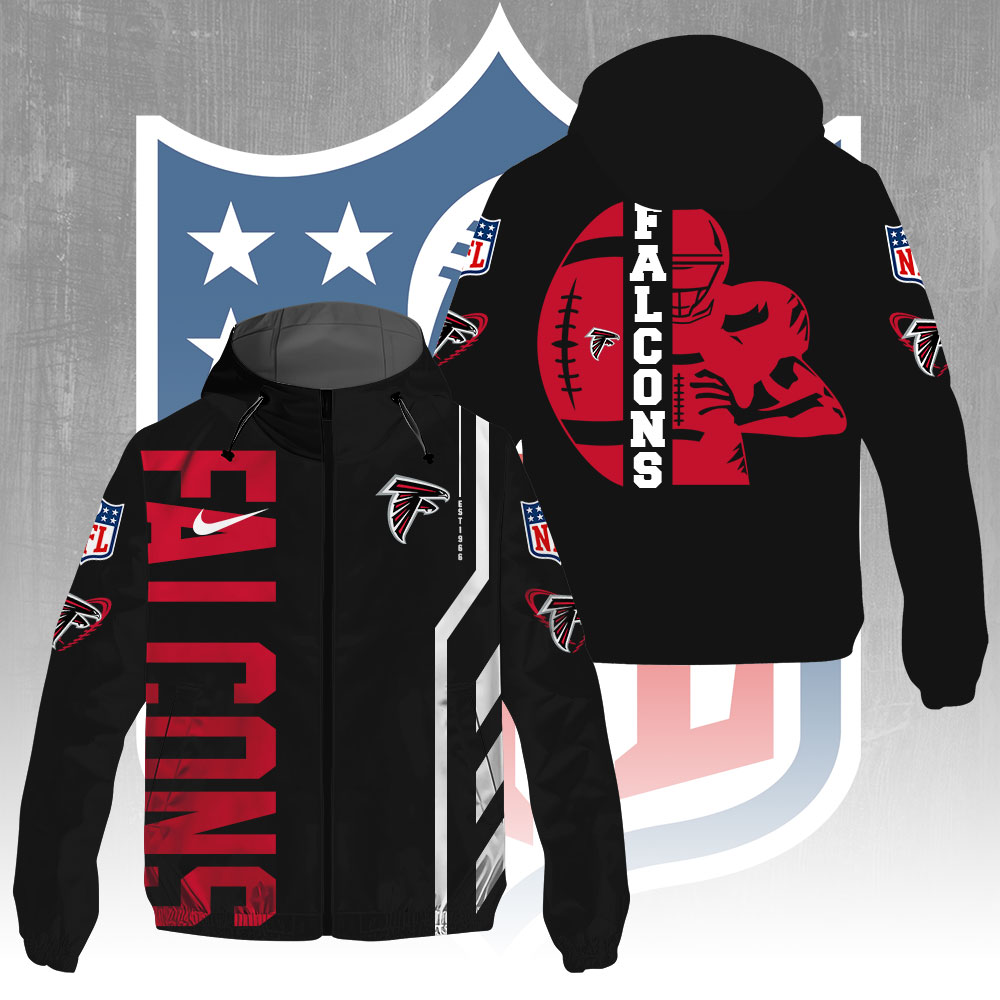 Sportswearmerch Atlanta Falcons NFL Windbreaker Jacket For Fan
