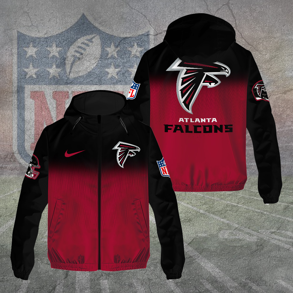 Sportswearmerch Atlanta Falcons NFL Windbreaker Jacket For Fan