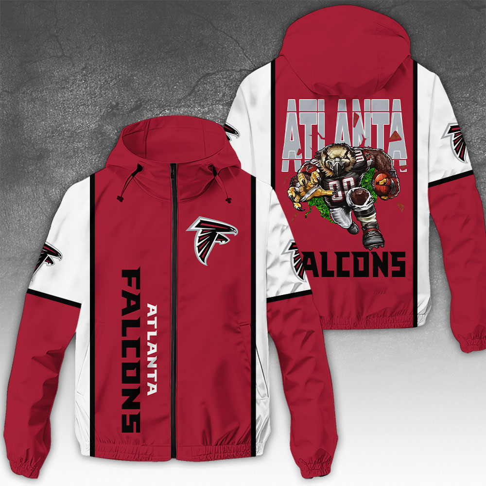 Sportswearmerch Atlanta Falcons NFL Windbreaker Jacket For Fan