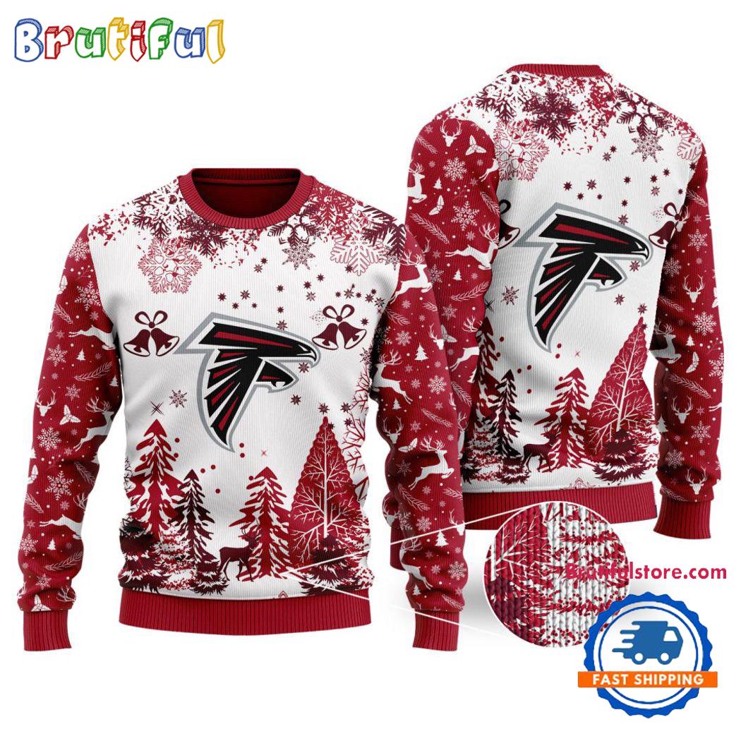 Sportswearmerch Atlanta Falcons NFL Xmas Tree Christmas Sweater For Fan
