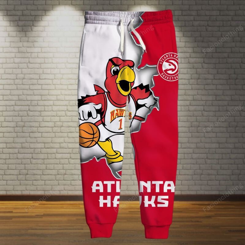 Sportswearmerch Atlanta Hawks NBA Personalized Long Pant For Fan