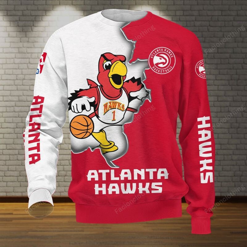 Sportswearmerch Atlanta Hawks NBA Personalized Sweater For Fan