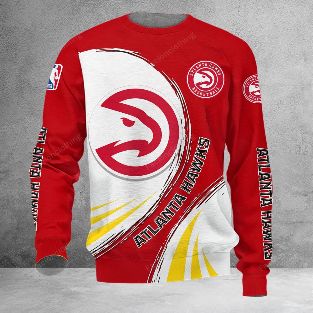 Sportswearmerch Atlanta Hawks NBA Personalized Sweater For Fan